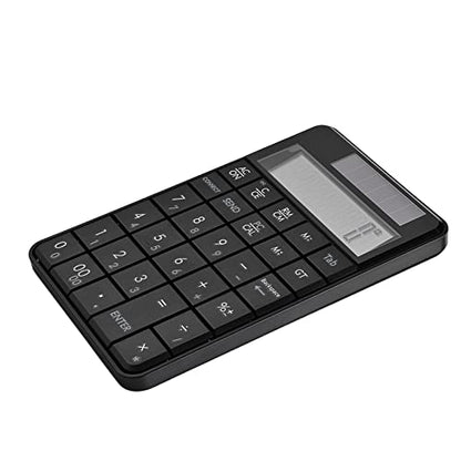 Keenso LCD Display Mini 2-in-1 29 Keys Wireless Numeric Keypad Calculator for Improved Work Efficiency