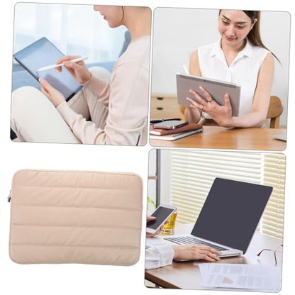 DOITOOL Laptop Sleeve Multiple Compartments and Polyester Bag for Tablets and Notebooks for Work Travel and Daily Use