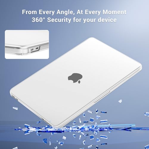 MOSISO Compatible with MacBook Neo Case 13 inch 2026 A3404 A18 Pro Chip | Scratch-Resistant Ultra-thin Protective Hard Shell Case Cover, Frosted Clear - color: Frosted Clear
