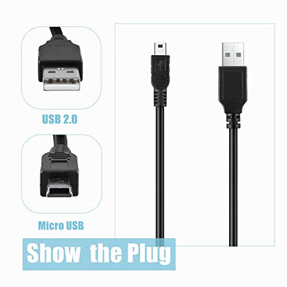 5ft USB Cable Laptop PC Cord Replacement for USB 2.0 External 7.1CH Optical Audio Sound Card Adapter