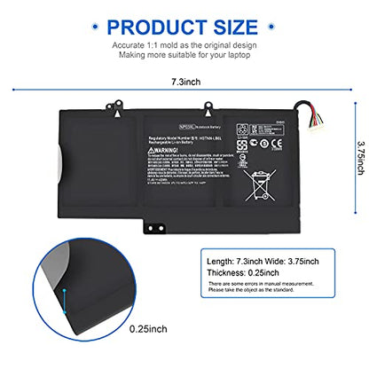 NP03XL 761230-005 Battery for Laptop HP Envy X360 15 15-U011DX 15-U010DX 15-U111DX 15-U483CL 15-U493CL 15-U110DX 15-U110DX, Pavilion X360 13-A010DX 13-A013CL 13-A110DX 13-A012DX, 760944-421 HSTNN-LB6L | for HP Envy X360 15 15-U011DX 15-U010DX 15-U493CL 15