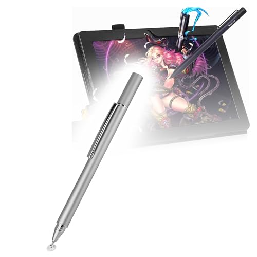 BoxWave Stylus Pen Compatible with Frunsi T11 PRO - FineTouch Capacitive Stylus, Super Precise Stylus Pen - Metallic Silver