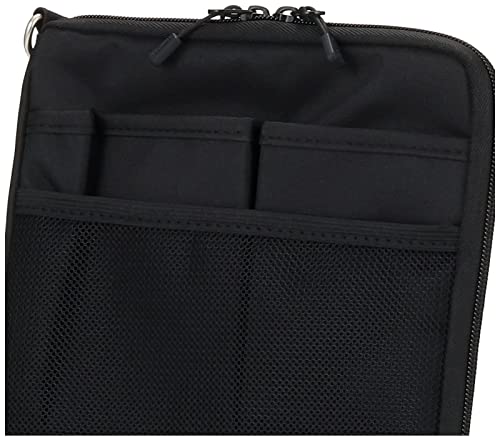 LIHIT LAB Laptop Sleeve, Water & Stain Repellent, Vertical for Backpack, 7.9" x 10.2", Black (A7682-24) - color: Black, size: 10.2 x 7.9 inches, style: Vertical