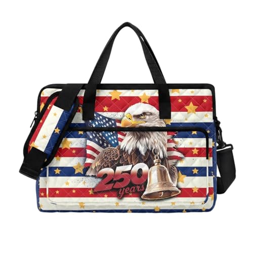 Laptop Sleeve, Laptop Cover with Adjustable Strap Computer Bag Tablet Notebook Sleeves Handbag Messenger Briefcase - color: Us 250 Years