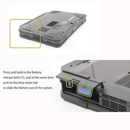 DKNKD (11.1V 97Wh/8550mAh) X8VWF Laptop Battery Compatible with Dell Latitude 14 Rugged 5404 7404 E5404 E7404 Series Notebook 4XKN5 CJ2K1 5XT3V 05XT3V VCWGN 0VCHGN 09FN4 XN4KN XRJDF YGV51 - size: 6.51*3.18*0.79 inch DKNKD