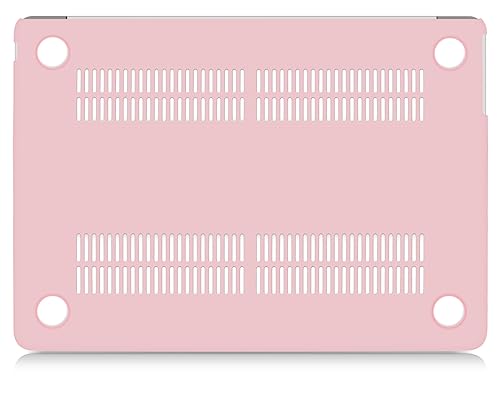 UESWILL Case for MacBook Air (15 inch, M2 M3 M4 M5, 2023 2024 2025 2026) Model A3448 A3241 A3114 A2941, Matte Hard Shell Cover + Microfiber Cloth, Rose Quartz - color: Rose Quartz, size: MacBook Air 15" (M2 M3 M4 M5)