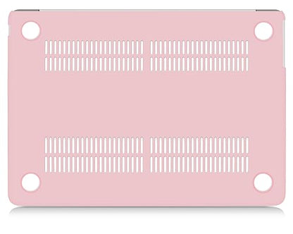 UESWILL Case for MacBook Air (15 inch, M2 M3 M4 M5, 2023 2024 2025 2026) Model A3448 A3241 A3114 A2941, Matte Hard Shell Cover + Microfiber Cloth, Rose Quartz - color: Rose Quartz, size: MacBook Air 15" (M2 M3 M4 M5)