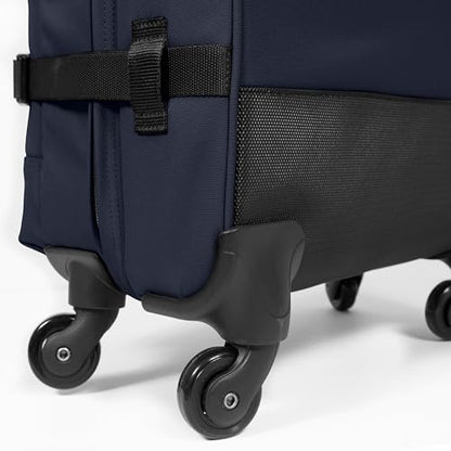 EASTPAK TRANS4 S – 44L Small Cabin Wheeled Luggage, Two Compartments, TSA Lock, 360° Spinner Wheels, and Telescopic Handle, Ultra Marine - color: Ultra Marine, size: 44 Liter Carry On