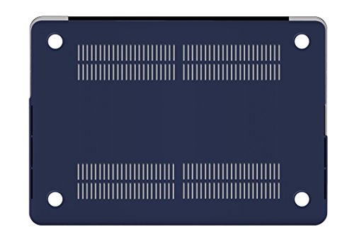 UESWILL Matte Hard Case Compatible with MacBook Pro (Retina, 13-inch, Early 2015/2014/2013/Late 2012), Model A1502 and A1425, NO CD ROM, NO Touch Bar + Microfibre Cleaning Cloth, Navy Blue - color: Navy Blue, size: MacBook Pro 13" Retina A1502/A1425