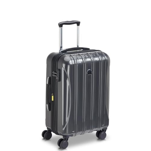 DELSEY PARIS Helium Aero Hardside Expandable Luggage with Spinner Wheels, Titanium, Carry-On Plus 21 Inch - color: Titanium, size: Carry-On Plus 21 Inch