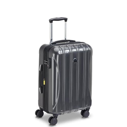 DELSEY PARIS Helium Aero Hardside Expandable Luggage with Spinner Wheels, Titanium, Carry-On Plus 21 Inch - color: Titanium, size: Carry-On Plus 21 Inch