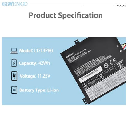 L17L3PB0 L17M3PB0 L17C3PG0 L18D3PG1 Laptop Battery for Lenovo Chromebook 100e 300e 500e 500e-81ES 300e-81MB 100e-81ER 100e-81MA C340-11 S340-14 100E Series