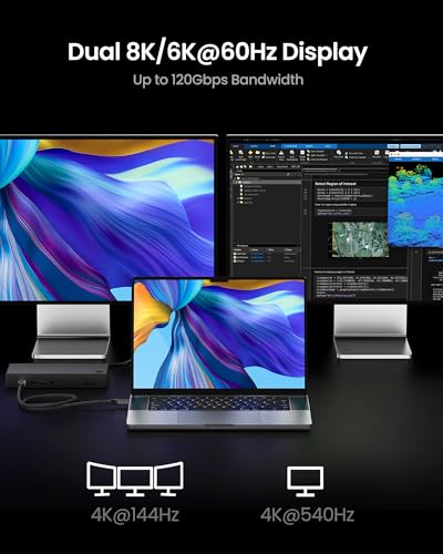 Silkland USB-IF Certified USB4 for Thunderbolt 5 Cable 5FT, 80Gbps 240W 8K | up to 120Gbps Bandwidth, 8K@120Hz/4K@540Hz, Braided USB C Data Cable Compatible for Thunderbolt 4, SSD, MacBook, iPhone17/16 - size: 5 Feet