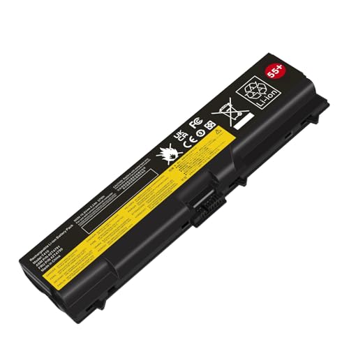 Battery for Lenovo ThinkPad E40 E50 E420 E425 E520 E525 L410 L412 L420 L421 L510 L512 L520 SL410 2842 SL510 T410 T410i T420 T510 T520 W510 W520 ThinkPad Edge 14" 05787UJ 05787VJ 05787WJ 05787XJ - size: 7.9x2.1x0.7inch T410