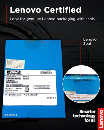 Lenovo USB-C 65W AC Adapter (UL) - 65 W - 5 V DC Output,(Pack of 12) - size: Adapter - 65 W (Pack of 12)