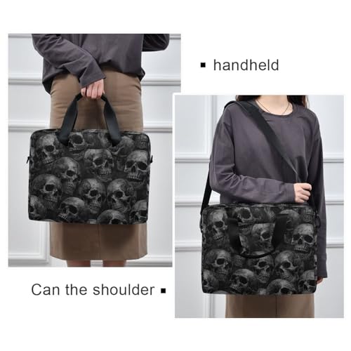 JIPONI Laptop Bag For Women Men, 15.6 16 IN Tote Work bags, Briefcase Messenger Computer Case 01 - color: Multi 6