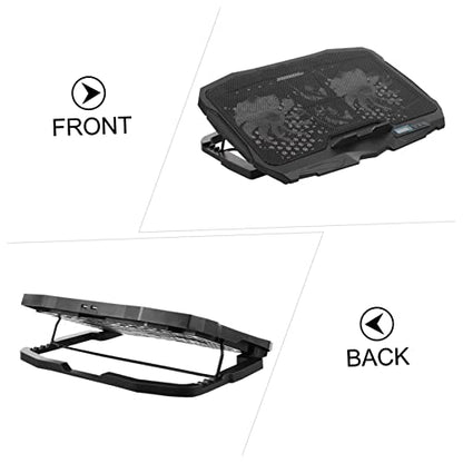 DOITOOL Adjustable Laptop Cooler High-Speed Silent Fan RGB Lighting Design Ventilated Support Stand for Gaming and Work Use Compatible Laptops