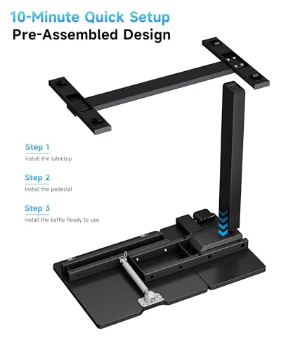 BIZUM Small Electric Standing Desk, Overbed Table Wireless Tilt Top with Hidden Wheels, 27.6×15.8 Inch Adjustable Rolling Laptop Desk, USB-C Rechargeable Battery, Black - color: Black