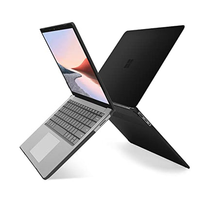 MOSISO Case Compatible with Surface Laptop Go 5/4/3 13.5 inch, Black | Protective Crack & Scratch Resistant Plastic Hard Shell Case Cover