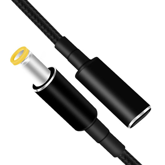 USB C to Slim Laptop Charging Adapter Female Type C to DC 0.8ft Cable 100W PD Power Charger Supply Cord Compatible with Lenovo Thinkpad T60 T61 T400 T430 T510 X220 X61 L420 E420 (7.9 x 5.5mm) - size: 7.9 x 5.5mm for IBM