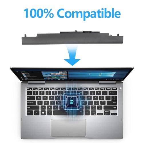 807956-001 Battery for HP HS04 HS03 807957-001 807611-421 807612-421 | for HSTNN-LB6U 15-AY039WM 15-AY041WM 15-AY009DX TPN-I119 G4/G5 240 245 246 250 256 15-AY052NR HSTNN-DB7I HSTNN-LB6V - size: 12.05*2.46*2.13 inch HS04