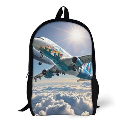 Laptop Backpack with Pocket, Large, Adjustable 17 Inch Bag, Waterproof | Airplane Computer Bag for Work, Breathable, Expandable Backpack for Women Men, Portable
