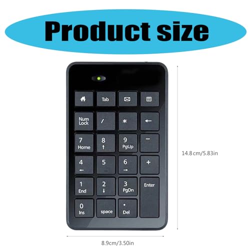 23 Wire Mechanical Numeric Keypad USB Number Pad Suitable for Finance Business Laptop Notebook Numeric Keyboard Portable Keypad