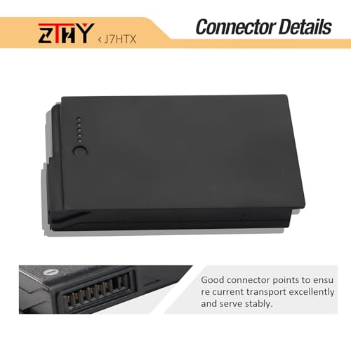 ZTHY J7HTX 7XNTR Battery for Dell Latitude 7202 7212 7220 Rugged Extreme | FH8RW J82G5 2JT7D 02JT7D VW5Y4 451-BBOR 451-BCCO 451-BCDH T03H T03H001 T03H002 Laptop Battery Replacement 7.6V 34Wh 4342mAh