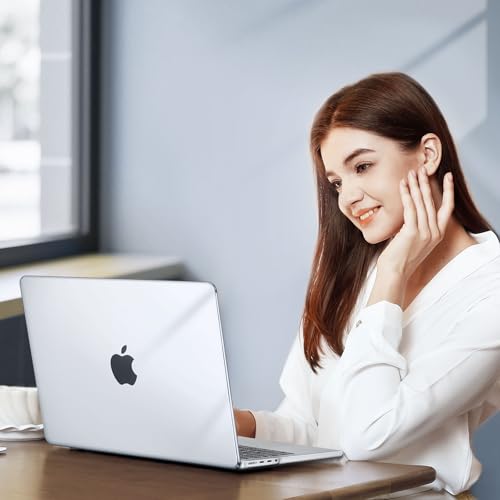 MOSISO Compatible with MacBook Pro 16 inch Case M5 M4 M3 M2 M1 2026-2021 | A3429 A3428 A3403 A3186 A2991 A2780 A2485, Protective Hard Shell Case&Keyboard Cover&Screen Film&Pouch, Crystal Clear - color: Crystal Clear