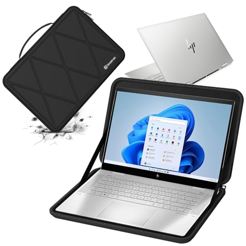 Smatree Hard EVA Protective Case for 16 inch HP ZBook Power G11 A | Compatible for 15.6 inch HP Envy X360 15/15z/15t, for 15.6 inch Pavilion x360 Convertible-15t/15 Laptop (X8273) - color: X Series-Black, size: For 15.6 inch HP ZBook Power/ENVY/Pavilion(X