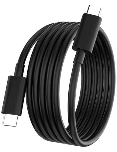 6FT USB C to USB C Charging Cable 65W Laptop Charger Cord,Black | Type C Charging Cord for HP Spectre Envy/DELL/Chromebook/Thinkpad/Acerfor Samsung/Mac Laptop Computer Power Cable Replacement - color: Black, size: 6FT/1.8M