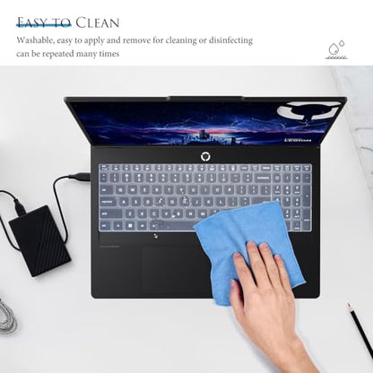 Keyboard Cover for Lenovo Legion Pro 5 5i Gen 10 16" / Legion 5 5i Gen 10 16", Lenovo Legion Pro 7 7i Gen 10 16" / Legion 7i Gen 10 / Legion 9 9i Gen 10 18" Keyboard Skin - Clear - color: Clear