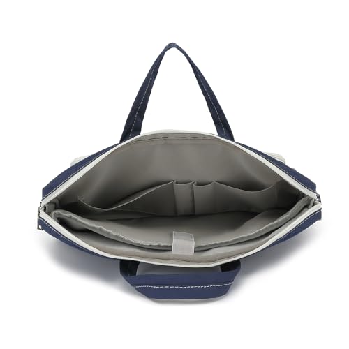 15-15.6 inch Laptop Shoulder Bag, for MacBook Pro 16, Hp Lenovo Dell 14 inch Waterproof Messenger Bag Case Sleeve (Dark blue) - color: Dark Blue, size: 15 inch/15.6 inch
