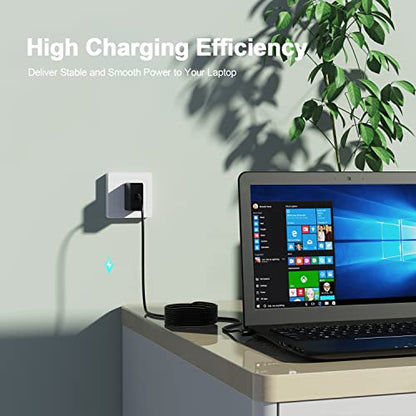 45W AC Charger Fit for Asus Vivobook E410MA E410M E410 E510MA E510M E510 E210MA E210M E210 E201NA TP401MA TP401CA TP401NA Power Supply Cord