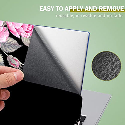 Black Flower 11.6 13 13.3 14 15 15.6 Inch Netbook Laptop Skin Sticker Reusable Protector Cover for Laptop Notebook FY-NEK-11 - color: FY-NEK-11