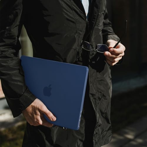 BlueSwan Flexible Case for MacBook Air 13 inch, M5 M4 M3 M2 2026-2022 | Anti-Scratch Protective Laptop Cover with Grippy Matte Texture, Seamless Fit and Lightweiht, Frosted Midnight - color: Frosted Midnight, size: Air 13.6-inch (2026-2022)
