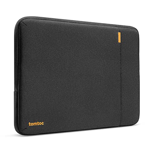 tomtoc 360° Protective Tablet Sleeve for 13-inch iPad Air 2026 (M4/M3/M2) | iPad Pro 13-inch (M5/M4), 12.9-inch iPad Pro (6th/5th/4th/3rd Generation) with Magic Keyboard, Water-Resistant iPad Case Bag - color: Black, size: 12.9-13 Inch for iPad Pro/Air