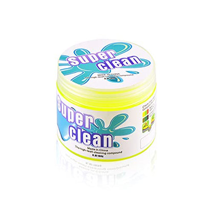 Moly Magnolia Cleaning Gel for Car, Universal Detailing Putty Gel Detail Tools Car Interior Cleaner, Removal Putty Cleaning Keyboard Cleaner for Car Vents, PC, Laptops, Cameras (Yellow) - color: Yellow