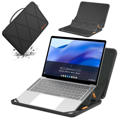 Smatree MS63 Hard EVA Case with Stand for 14" Acer Chromebook Vero 514 | Compatible for 14 inch Acer Chromebook Vero 514/Spin 514/Chromebook 514, for 14 inch Acer Chromebook 314, Protective Case - color: MS - Black, size: For 14 inch Aspire 14/Lite 14 (MS