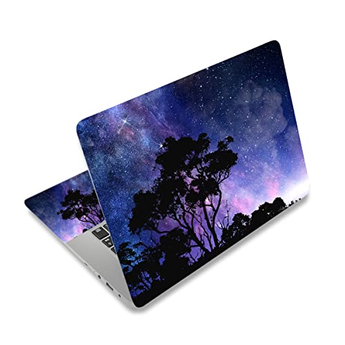 Laptop Notebook Skin Sticker Cover Decal Fits 12 13 13.3 14 15 15.4 15.6 inch Laptop Protector Notebook PC ，Protector Cover for Toshiba Hp Samsung Dell Apple Acer Leonovo Sony Asus Notebook - color: Night Sky