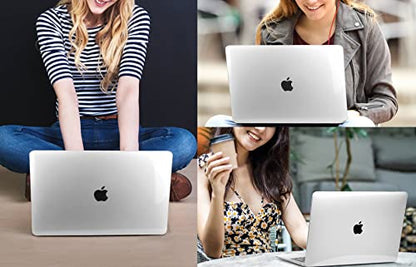 CISSOOK Compatible with MacBook Pro 13 Inch Case Clear M2 M1 | rystal Clear Hard Shell Case with Keyboard Cover for MacBook Pro 13 with Touch Bar A2338 A2251 A2289 2025-2020 -Transparent - color: Clear Transparent