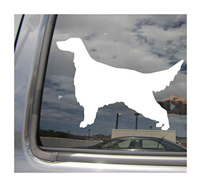 Irish Setter Dog - Red Pure Breed Purebred - Cars Trucks Moped Helmet Hard Hat Auto Automotive Craft Laptop Vinyl Decal Store Window Wall Sticker 01630