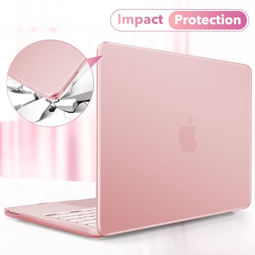 May Chen for MacBook Neo 13 inch Liquid Retina Display ((2026 Release A3404), Slim & Lightweight Protective Case with Screen Protector&Keyboard Cover&Dust Plug, Frosted Blush - color: Frosted Blush
