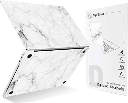 Decal Skin Compatible with 2026 MacBook Pro 16 inch (Model A3428 A3429 A3403 A3186 A2991 A2780 A2485) - Protective and Decorative Laptop Skin Decal Sticker, Anti-Scratch Vinly Wrap [Fresh Marble] - color: Fresh Marble, size: Pro 16"
