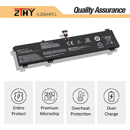 L20C4PC1 Laptop Battery Replacement for Lenovo Legion 5 Pro-16ACH6 16ACH6H | Pro-16ITH6 16ITH6H Legion 5-15ACH6 5-15ACH6A 5-15ACH6H 5-15ITH6 5-15ITH6H 7-16ACHG6 7-16ITHG6 L20M4PC1 L20L4PC1 L20D4PC1 80Wh - size: 12.36*3.15*0.35 inch L20M4PC1
