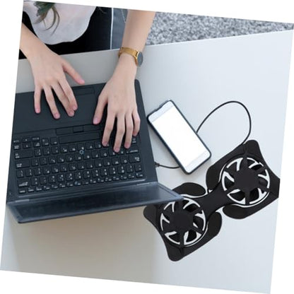 NUOBESTY Notebook Cooler Computer Portable Slim Laptop Cooling Stand