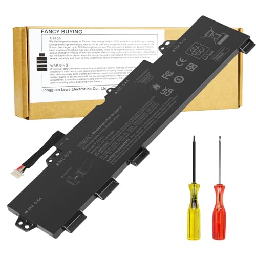 TT03XL 932824-421 933322-855 932824-1C1 932824-2C1 Laptop Battery Replacement for HP EliteBook 755 850 G5, 850 G6, ZBook 15U G5 G6,fits HSN-113C-5 HSN-I13C-5 HSTNN-LB8H HSTNN-DB8K HSTNN-UB7T TT03056XL - size: 10.71*2.87*0.28inch TT03XL