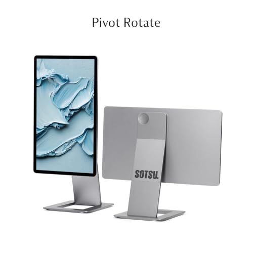 SOTSU FlipAction Touch 14" Portable Monitor | FHD IPS 10-Point Touchscreen | 400 Nits | 100% sRGB | Rotatable | Robust & Lightweight | Tempered Glass | USB-C & Mini HDMI | for Windows, Android & DeX | FHD IPS 10-Point Touchscreen | 400 Nits | 100% sRGB |