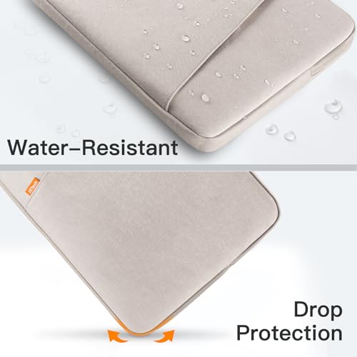JETech Laptop Sleeve for MacBook Neo (A18 Pro), 14-InchMacBook Air/Pro, MacBook Pro M1-M5 2021-2026, Waterproof Bag Case with Pocket, Compatible with 14 Inch Notebook (Starlight) - color: Starlight, size: 14-Inch