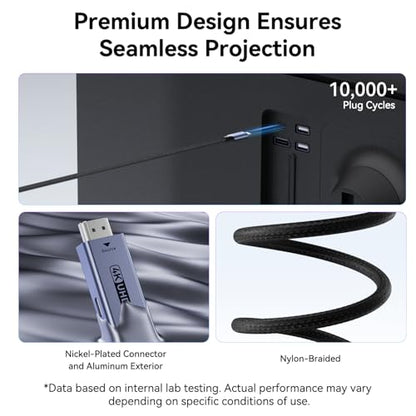 BENFEI HDMI to USB C Cable 6 feet 4K@60Hz, Unidirectional HDMI (Source) to USB-C (Display) Adapter for MacBook, Steam Deck, PS5/4, Nintendo Switch, AR/XR, Portable Monitors